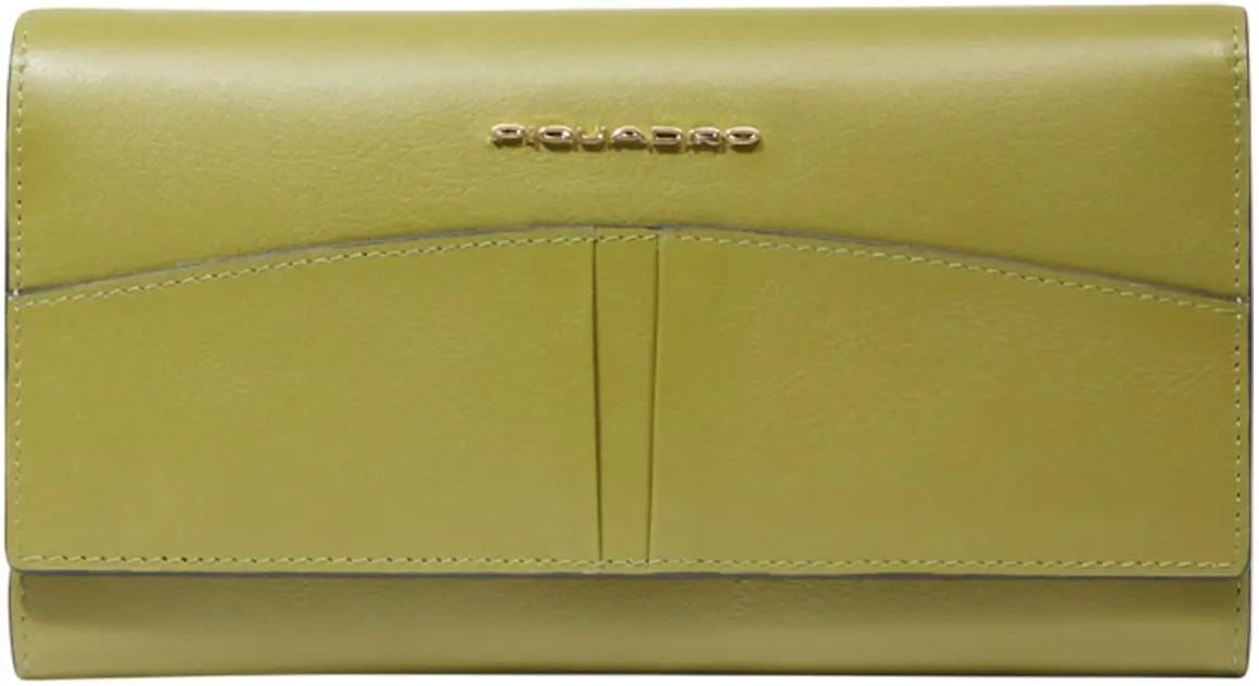 Кошелек женский Piquadro Ashley, кожа натуральная, оливковый [pd6463w134r/ve]